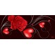 Wallpapers mural abstract red rose