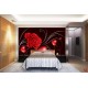 Wallpapers mural abstract red rose