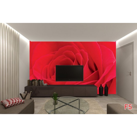 Wallpapers mural big red rose 2 Wallpapers mural big red rose 2