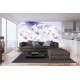 Photo mural orchids on a background of purple silk shade