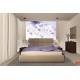 Photo mural orchids on a background of purple silk shade