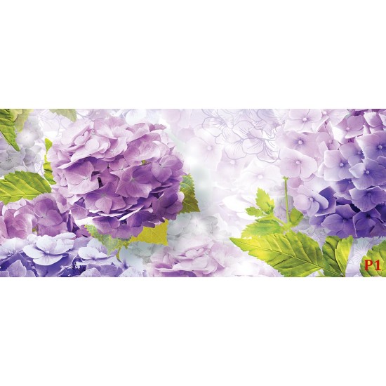 Photo mural delicate hydrangeas in purple range Photo mural delicate hydrangeas in purple range