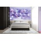 Wall mural composition of flowers in purple gamut Wall mural composition of flowers in purple gamut
