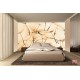 Wall murals orange dandelion scattered Wall murals orange dandelion scattered