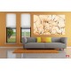 Wall murals orange dandelion scattered Wall murals orange dandelion scattered