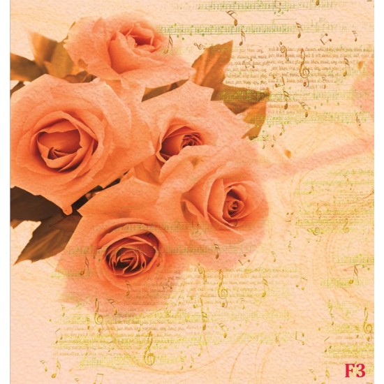 Wallpapers orange roses vintige style with notes Wallpapers orange roses vintige style with notes