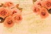 Wallpapers orange roses vintige style with notes