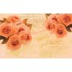 Wallpapers orange roses vintige style with notes Wallpapers orange roses vintige style with notes