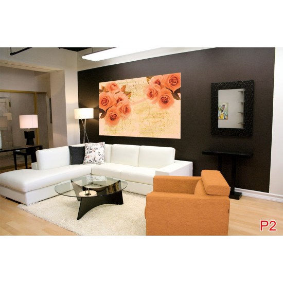 Wallpapers orange roses vintige style with notes Wallpapers orange roses vintige style with notes