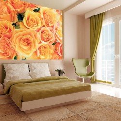 Wallpapers lovely bouquet from roses in orange