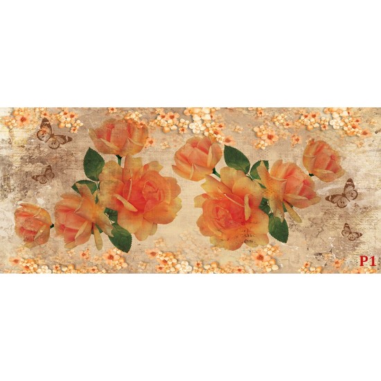 Wallpapers Vintage composition with orange roses
