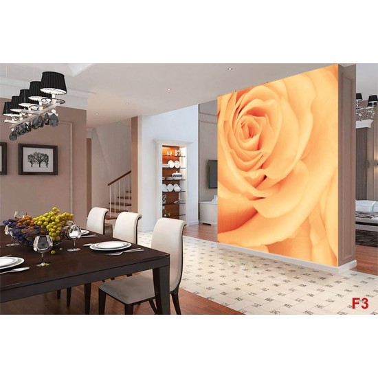 Wallpapers mural beautiful roses in orange