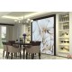 Wall murals beige dandelion scattered Wall murals beige dandelion scattered