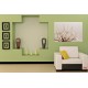 Wall mural dandelion with crystal water drops