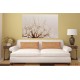Wall mural dandelion with crystal water drops