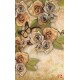 Wall mural vintage composition with romantic golden roses Wall mural vintage composition with romantic golden roses