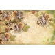 Wall mural vintage composition with romantic golden roses Wall mural vintage composition with romantic golden roses