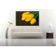 Photo mural bouquet from yellow tulips on wooden background Photo mural bouquet from yellow tulips on wooden background