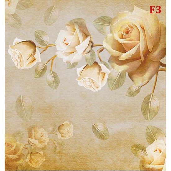 Wall murals painted roses vintage model Wall murals painted roses vintage model
