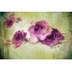 Wall murals painted composition with purple roses on background in 2 colors Wall murals painted composition with purple roses on background in 2 colors