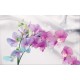 Wall murals branch colorful orchids delicate silk background Wall murals branch colorful orchids delicate silk background