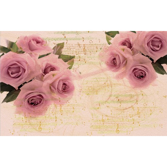 Wallpapers pink roses vintige style with notes Wallpapers pink roses vintige style with notes