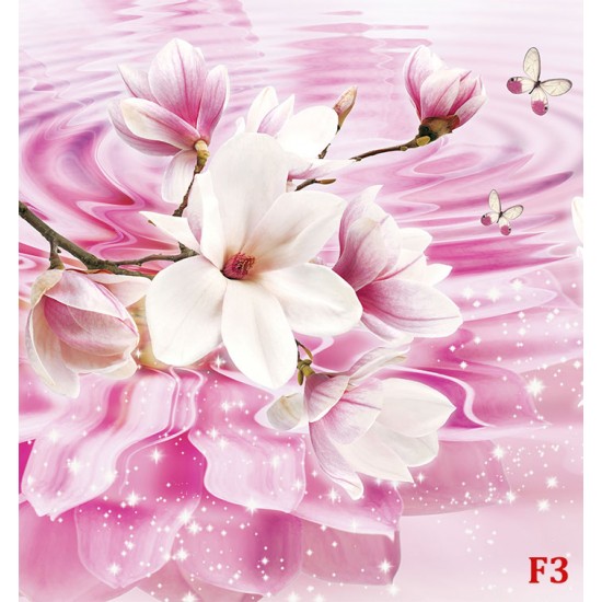 Wallpapers pink composition water reflection with lily Wallpapers pink composition water reflection with lily