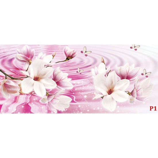 Wallpapers pink composition water reflection with lily Wallpapers pink composition water reflection with lily