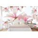 Wallpapers mural magnolia blooming in soft pink colour Wallpapers mural magnolia blooming in soft pink colour