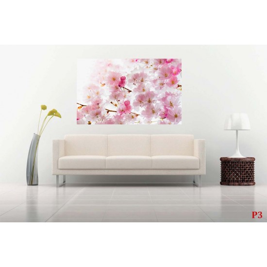 Wallpapers mural spring pink color Wallpapers mural spring pink color