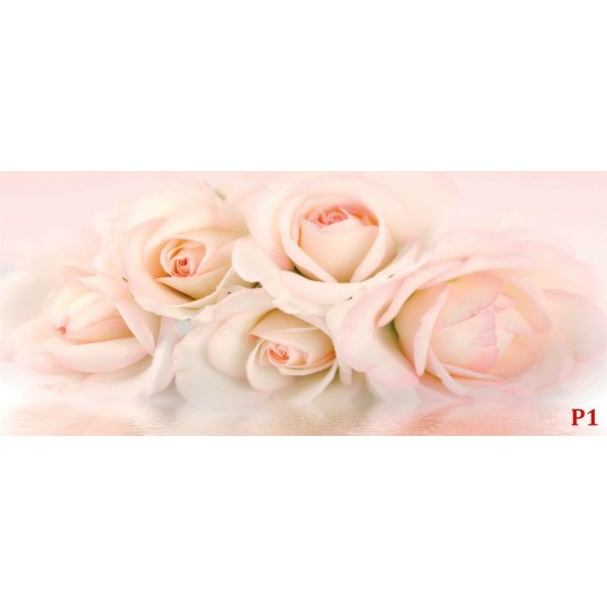 Wallpapers mural gentle roses in pastel colour