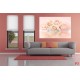 Wallpapers mural gentle roses in pastel colour