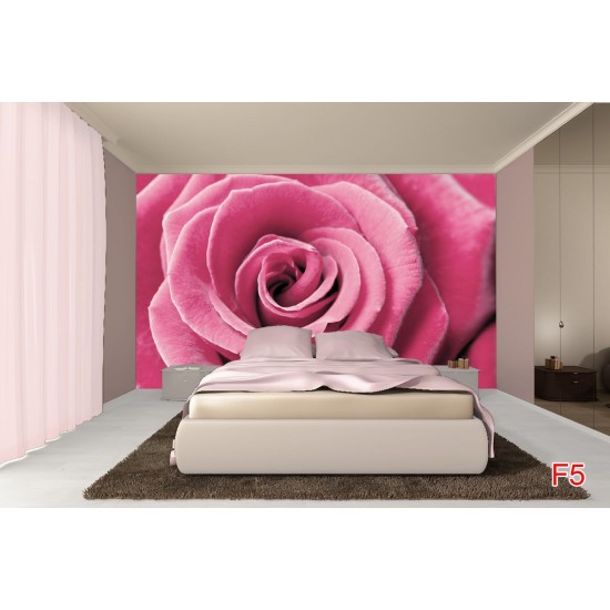 Wallpapers mural big pink rose 2 Wallpapers mural big pink rose 2