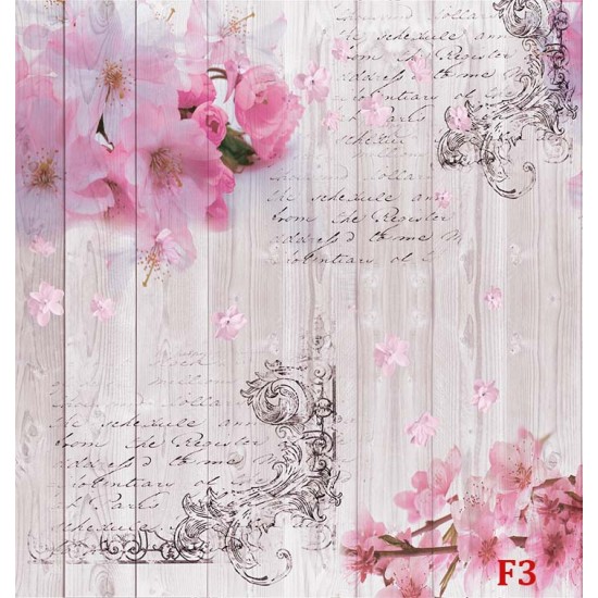 Photo murals vintage wood-based composition with spring color Photo murals vintage wood-based composition with spring color