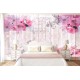 Photo murals vintage wood-based composition with spring color Photo murals vintage wood-based composition with spring color