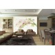 Photo murals tender branch green orchid and water Photo murals tender branch green orchid and water