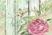 Wall mural vintage art style flower