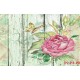 Wall mural vintage art style flower