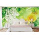 Photo murals color combination of white and lilac and roses Photo murals color combination of white and lilac and roses