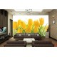 Wall mural yellow tulips with water drops Wall mural yellow tulips with water drops
