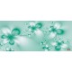 Wallpapers mural crystal flowers in green Wallpapers mural crystal flowers in green
