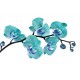 Wall mural spotted branch blue orchid Wall mural spotted branch blue orchid