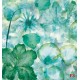 Photo mural delicate romance classic floral turquoise
