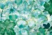 Photo mural delicate romance classic floral turquoise