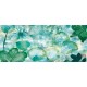 Photo mural delicate romance classic floral turquoise