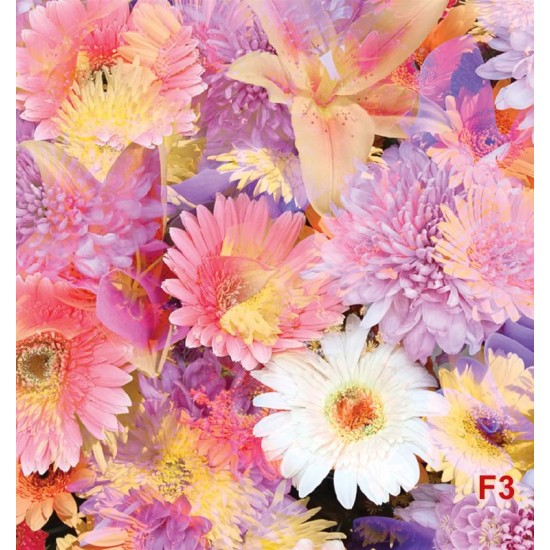 Photo mural soft bouquet of colorful flowers Photo mural soft bouquet of colorful flowers