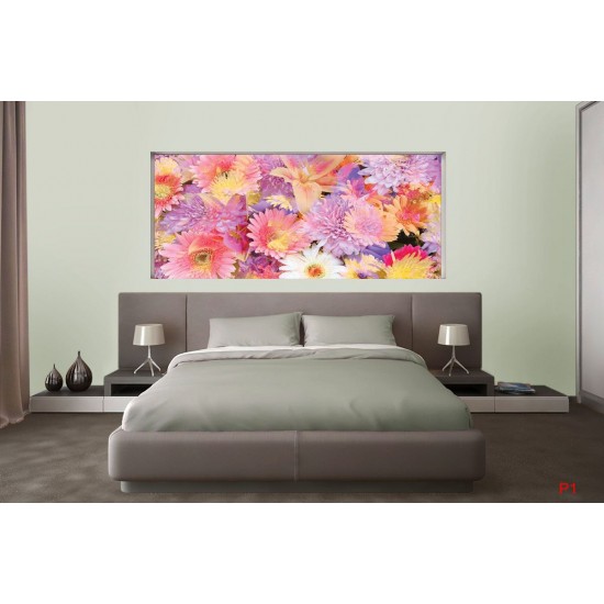 Photo mural soft bouquet of colorful flowers Photo mural soft bouquet of colorful flowers