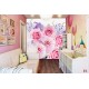 Wall murals bouquet of colorful flowers and pink roses