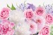 Wall murals bouquet of colorful flowers and pink roses
