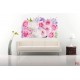 Wall murals bouquet of colorful flowers and pink roses